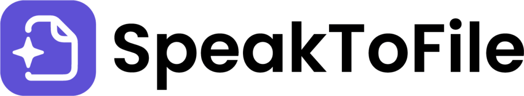 SpeakToFile Logo